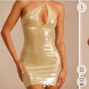 Oh Polly Orion Sequin Mini Dress — Size 8 NWT